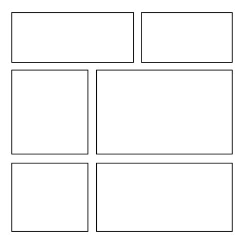 100 Free Page Templates for Comics and Manga